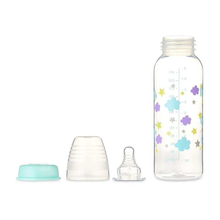 Biberón 9 oz Flujo Lento Anticólicos con Tetina de Silicona