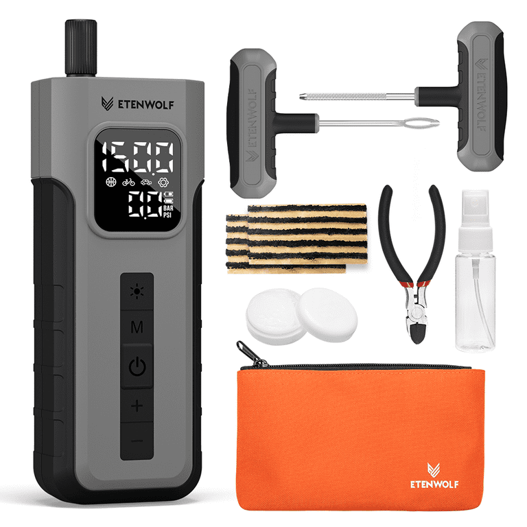 Inflador de Neumáticos Portátil ETENWOLF 150 PSI con Batería