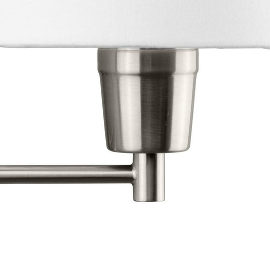 Aplique de Pared Avec Níquel Cepillado Ajustable con Pantalla