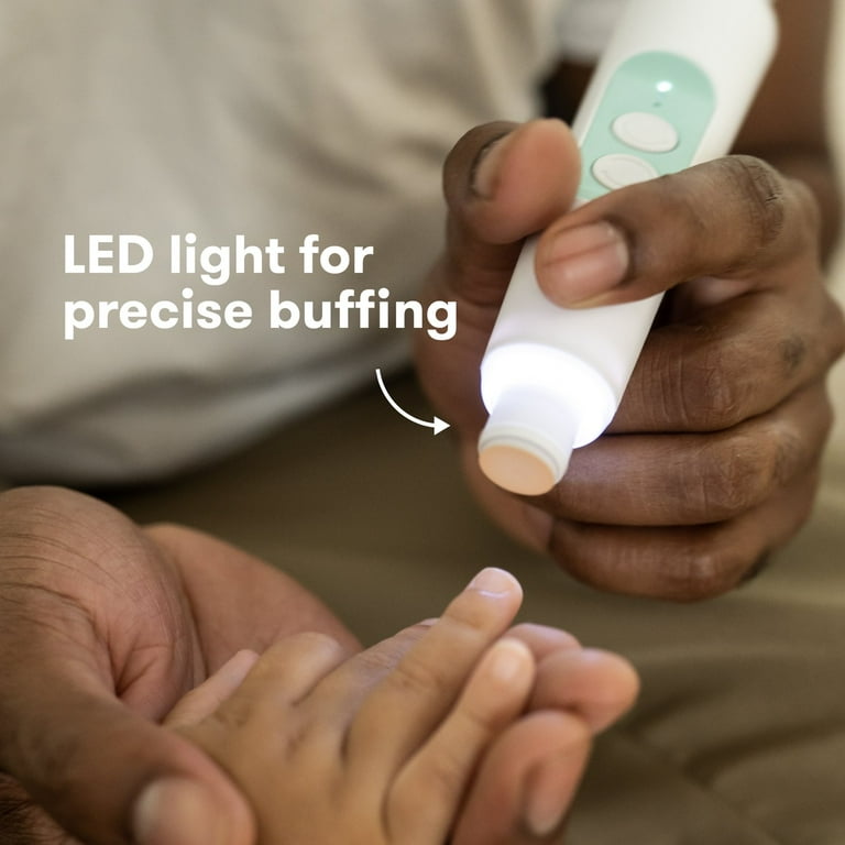 Limador Eléctrico de Uñas Frida Baby con Luz LED y 4 Cabezales