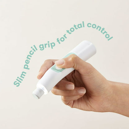 Limador Eléctrico de Uñas Frida Baby con Luz LED y 4 Cabezales