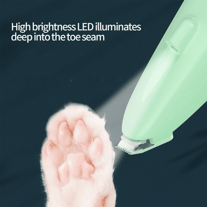 Recortadora para Mascotas JJBNSH Silenciosa con Luz LED USB
