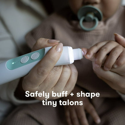 Limador Eléctrico de Uñas Frida Baby con Luz LED y 4 Cabezales