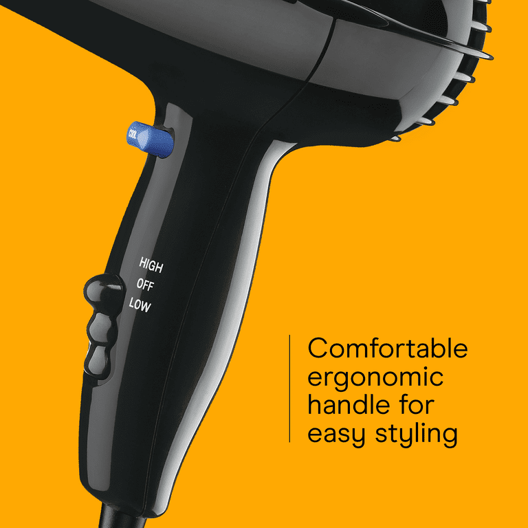 Secador de Cabello Conair 1875W con Concentrador Negro